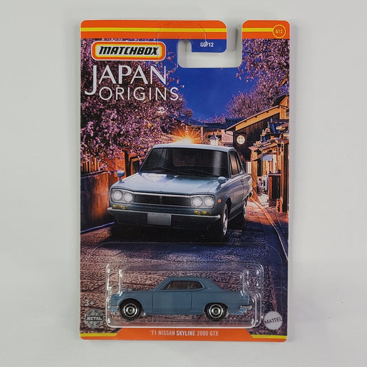 Matchbox - '71 Nissan Skyline 2000 GTX (Matte Slate Blue)