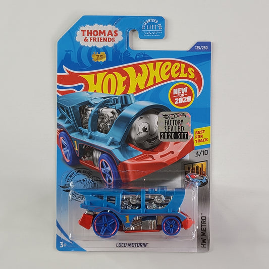 Hot Wheels - Loco Motorin' (Blue) [Factory Sealed 2020 Set]