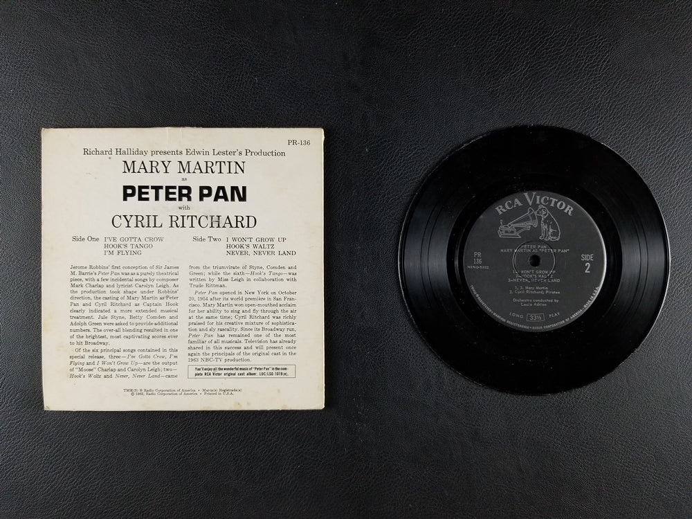 Mary Martin, Cyril Ritchard - Peter Pan (1962, 7'' EP)