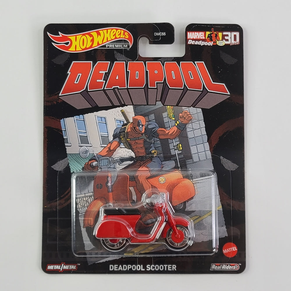 Hot Wheels Premium - Deadpool Scooter (Red)