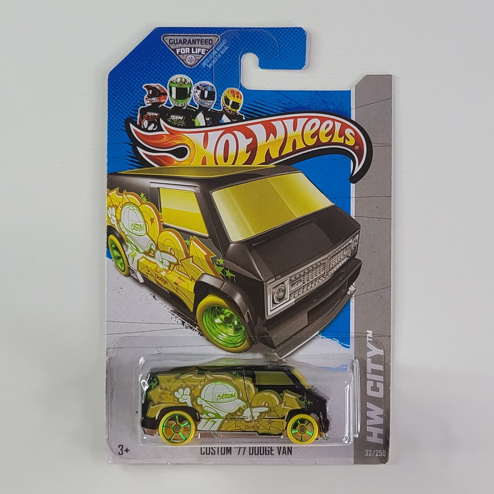 Hot Wheels - Custom '77 Dodge Van (Black) [Treasure Hunt]