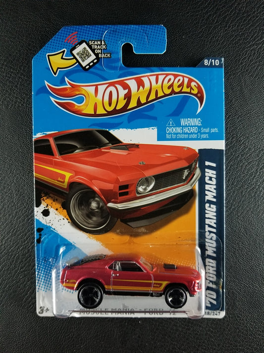 Hot Wheels - '70 Ford Mustang Mach 1 (Red)