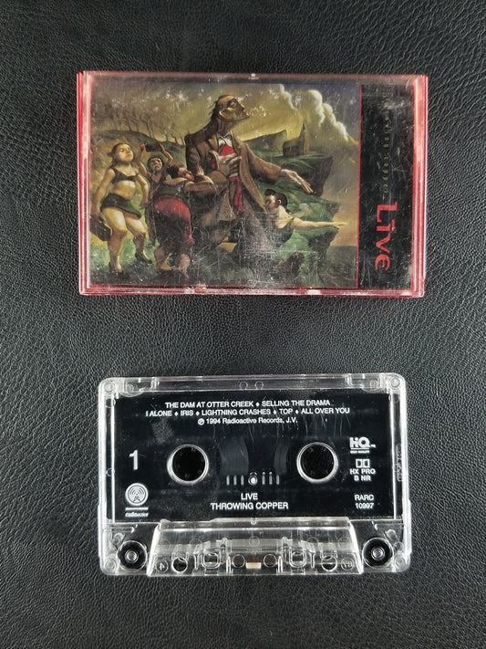 Live - Throwing Copper (1994, Cassette)