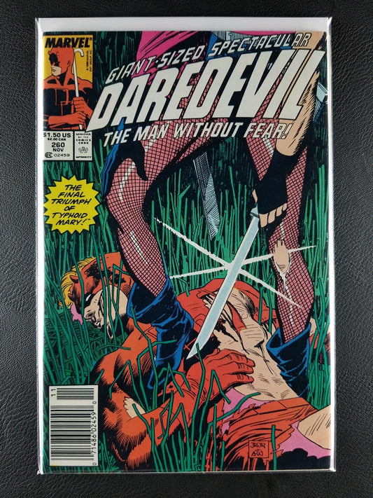 Daredevil [1st Series] #260 [Newsstand Edition] (Marvel, November 1988)