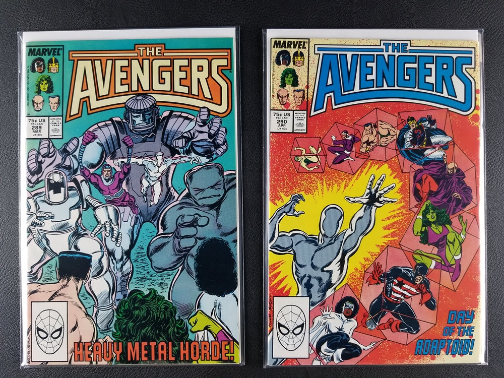 The Avengers [1st Series] #287-290 Set (Marvel, 1988)