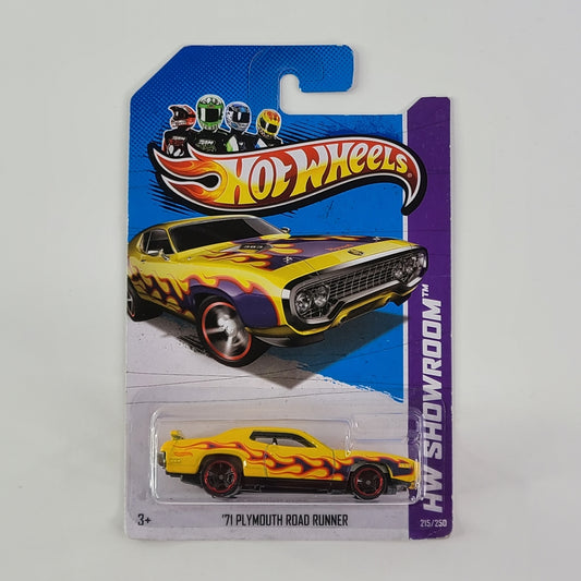 Hot Wheels - '71 Plymouth Road Runner (Yellow)