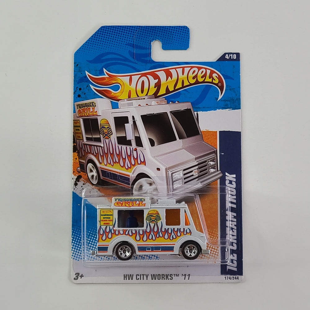 Hot Wheels - Ice Cream Truck (White)