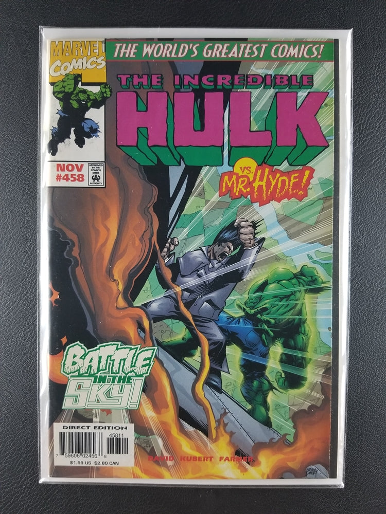 The Incredible Hulk [1st Series] #458 (Marvel, November 1997)