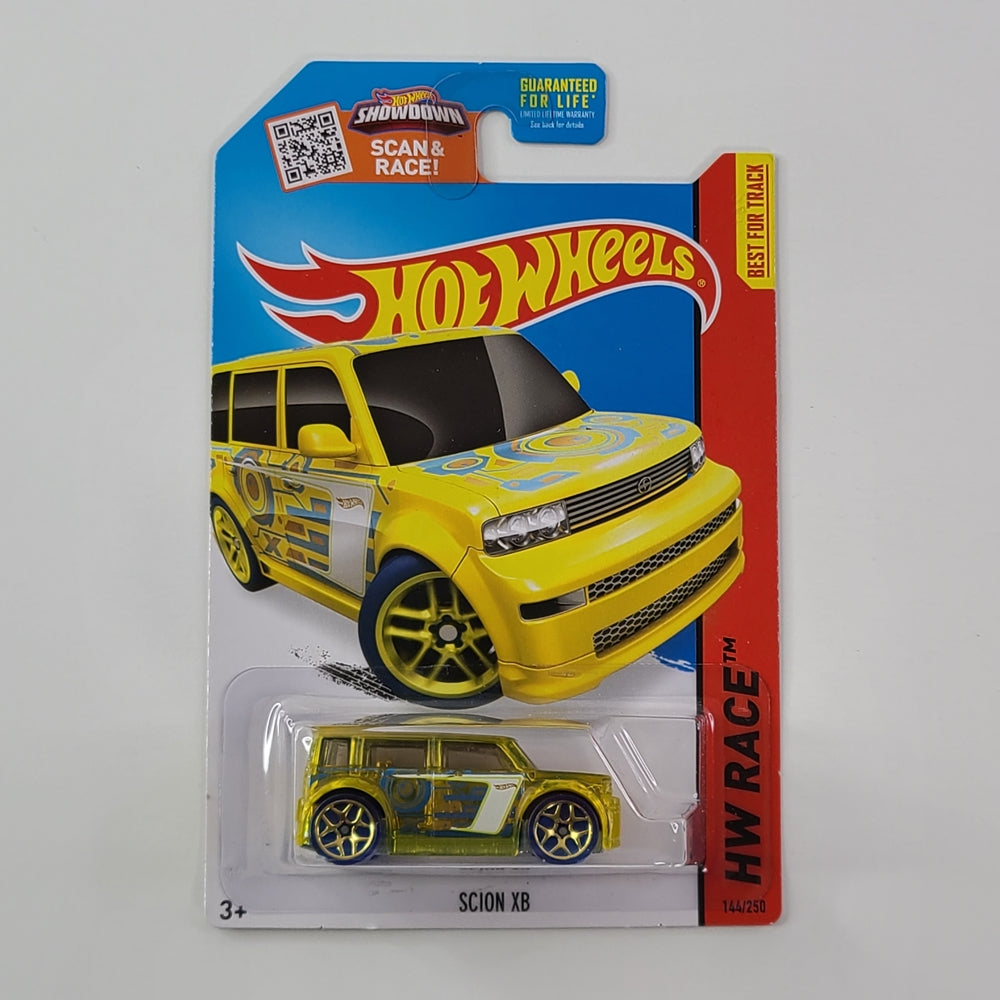 Hot Wheels - Scion xB (Translucent Yellow) [HW Race: X-Raycers (2015) - 144/250]