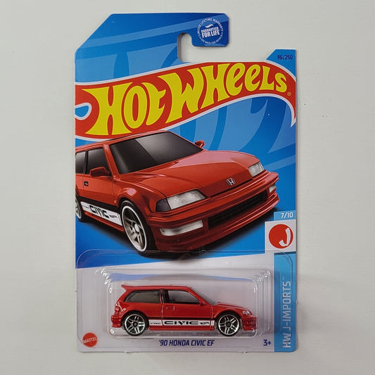 Hot Wheels - '90 Honda Civic EF (Red)