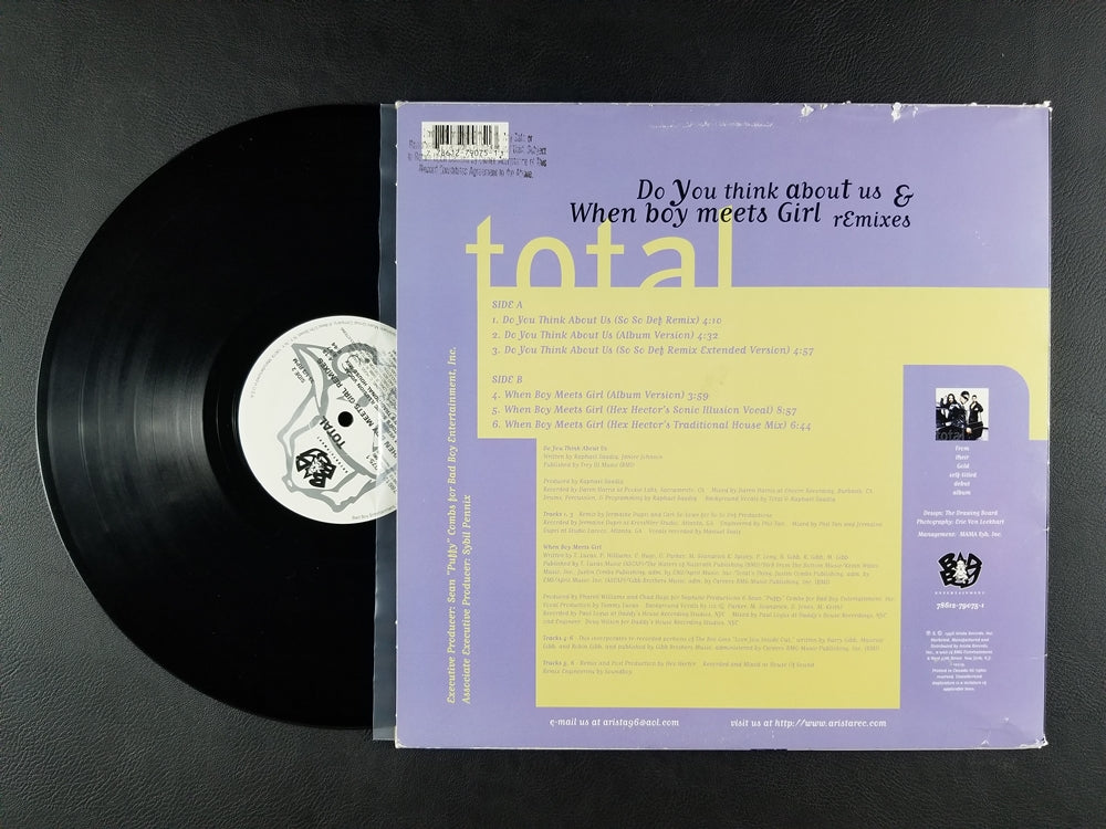 Total - Do You Think About Us & When Boy Meets Girl (Remixes) (1996, 12'' Single)