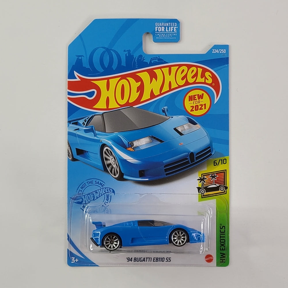 Hot Wheels - '94 Bugatti EB110 SS (Franch Racing Blue) [New for 2021]