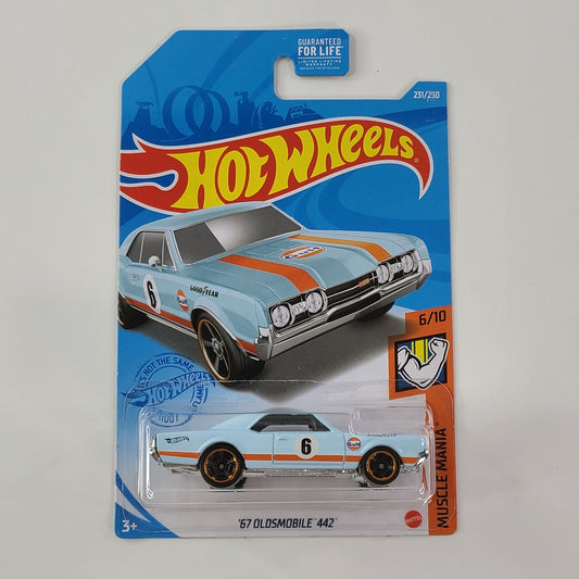 Hot Wheels - '67 Oldsmobile 442 (Light Blue)