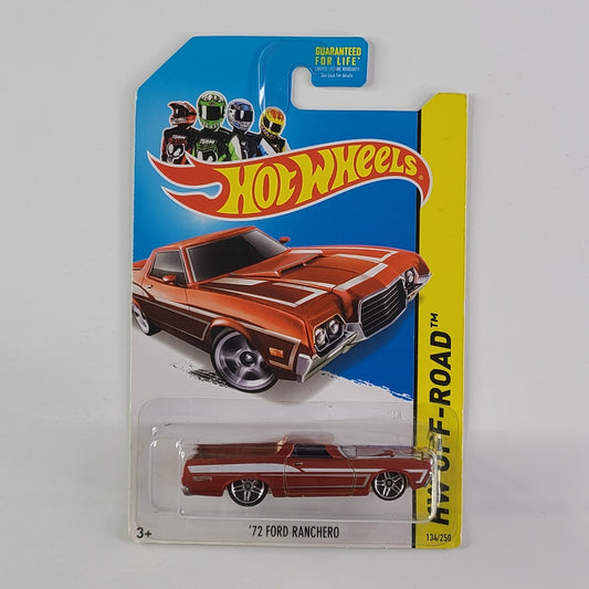 Hot Wheels - '72 Ford Ranchero (Metalflake Dark Orange)