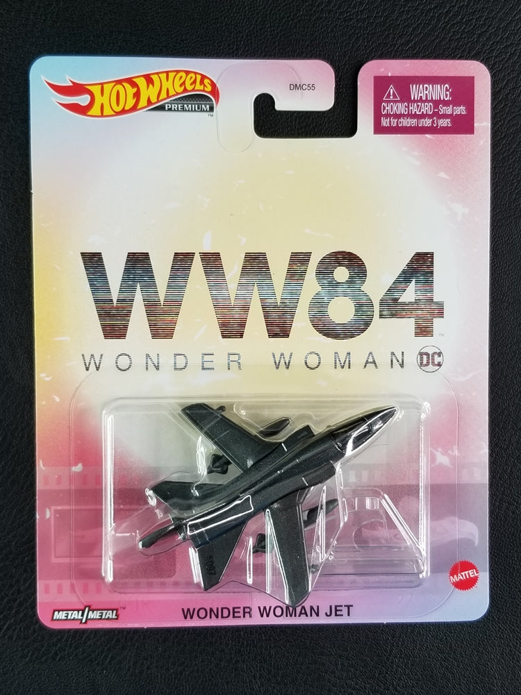 Hot Wheels Premium - Wonder Woman Jet (Metalflake Dark Gray)