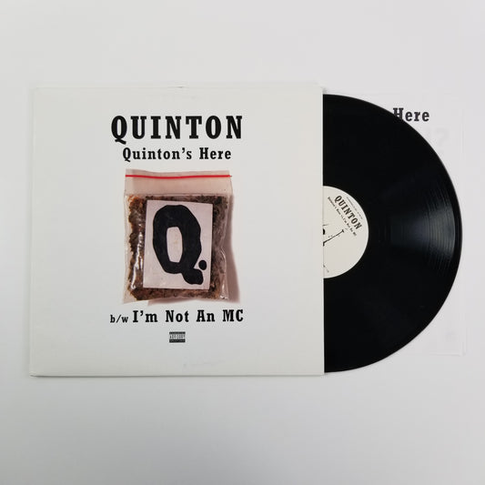 Quinton - Quinton's Here b/w I'm Not an MC (1994, 12" Single)