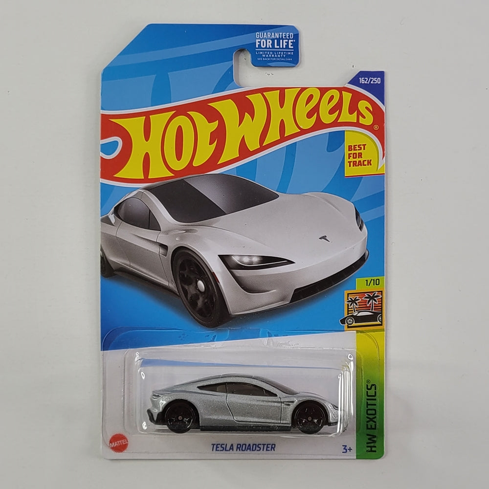 Hot Wheels - Tesla Roadster (Metalflake Silver)