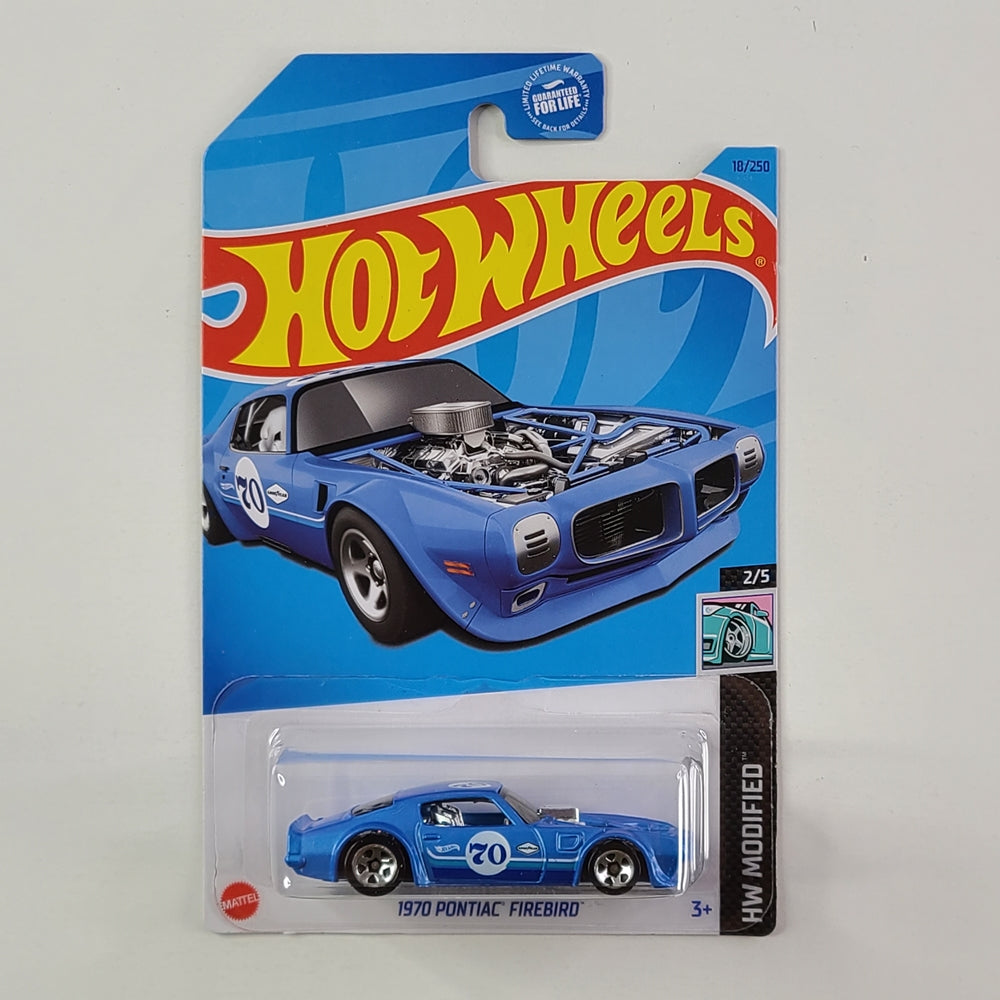 Hot Wheels - 1970 Pontiac Firebird (Metallic Light Blue)