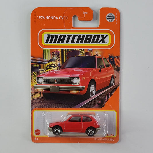 Matchbox - 1976 Honda CVCC (Red)