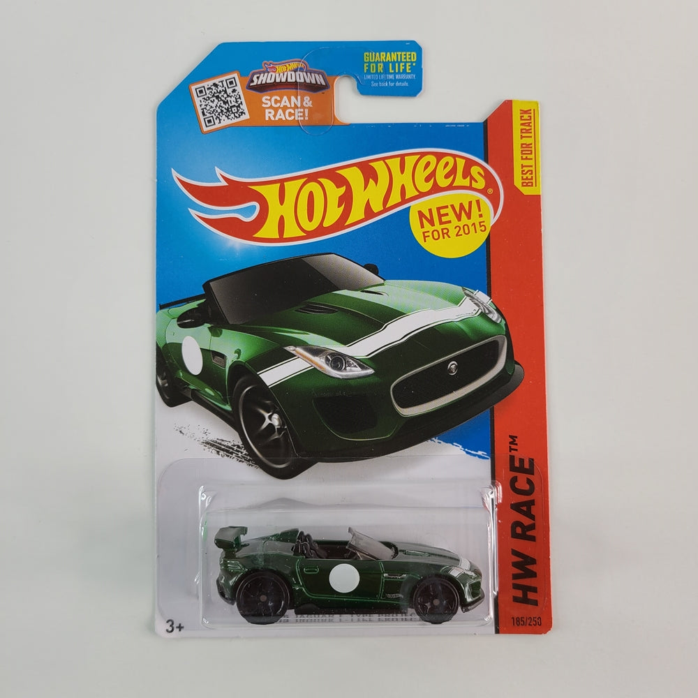 Hot Wheels - '15 Jaguar F-Type Project 7 (Dark Green) [HW Race (2015) - 185/250]