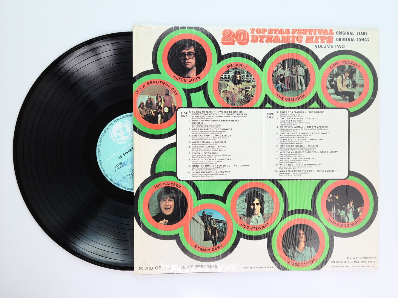 Various - 20 Top Star Festival Dynamic Hits Volume Two (1972, LP)