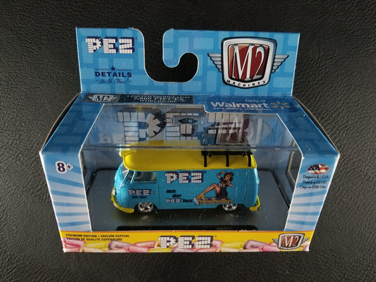 M2 - 1960 VW Delivery Van (Blue/Yellow) [Ltd. Ed. - 1 of 7800] [Walmart Exclusive]