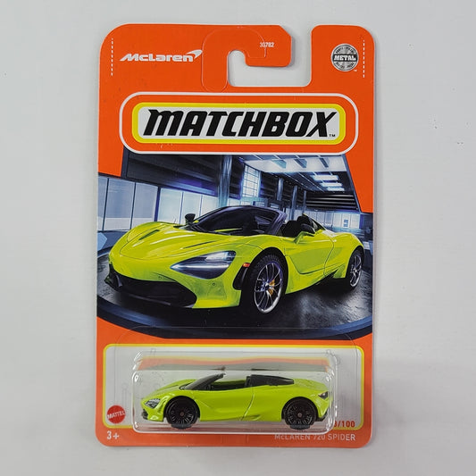 Matchbox - McLaren 720 Spider (Lime Green)