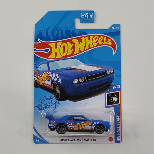 Hot Wheels - Dodge Challenger Drift Car (Satin Blue)