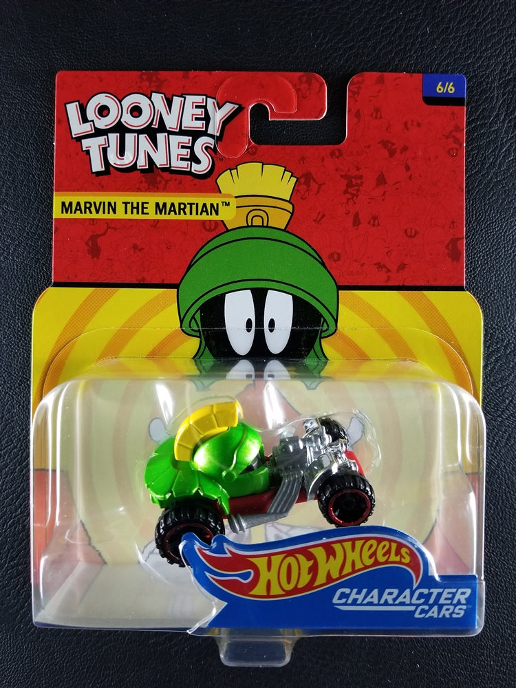 Hot Wheels Character Cars - Marvin the Martian (Green) [6/6 - Looney Tunes]