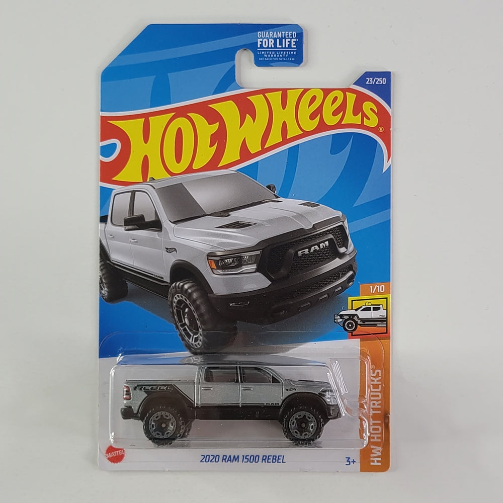 Hot Wheels - 2020 Ram 1500 Rebel (Metalflake Silver)