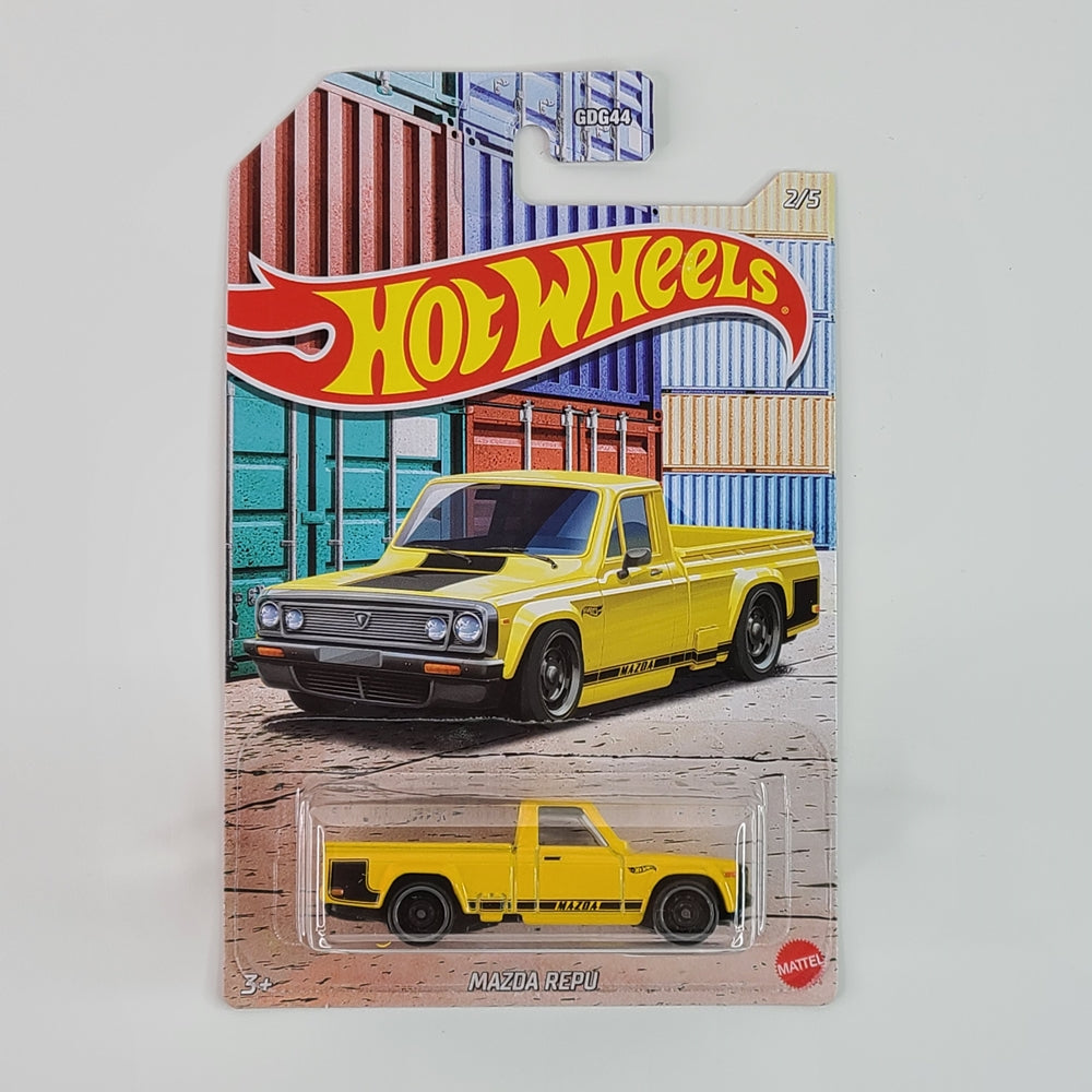 Hot Wheels - Mazda REPU (Yellow) [Hot Pickups Series (2021) - 2/5]