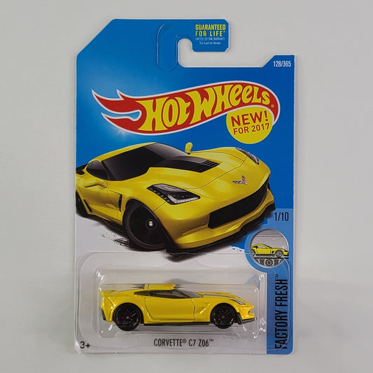 Hot Wheels - Corvette C7 Z06 (Pearl Yellow)