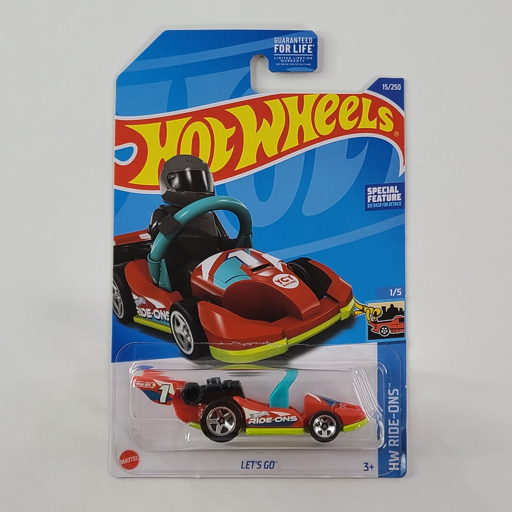 Hot Wheels - Let's GO (Red) [HW Ride-Ons Mini Collection (2022) - 1/5]