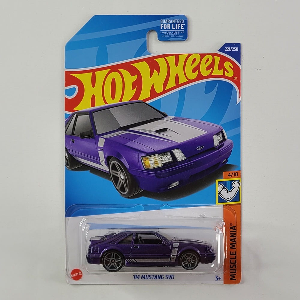 Hot Wheels - '84 Mustang SVO (Metalflake Purple)