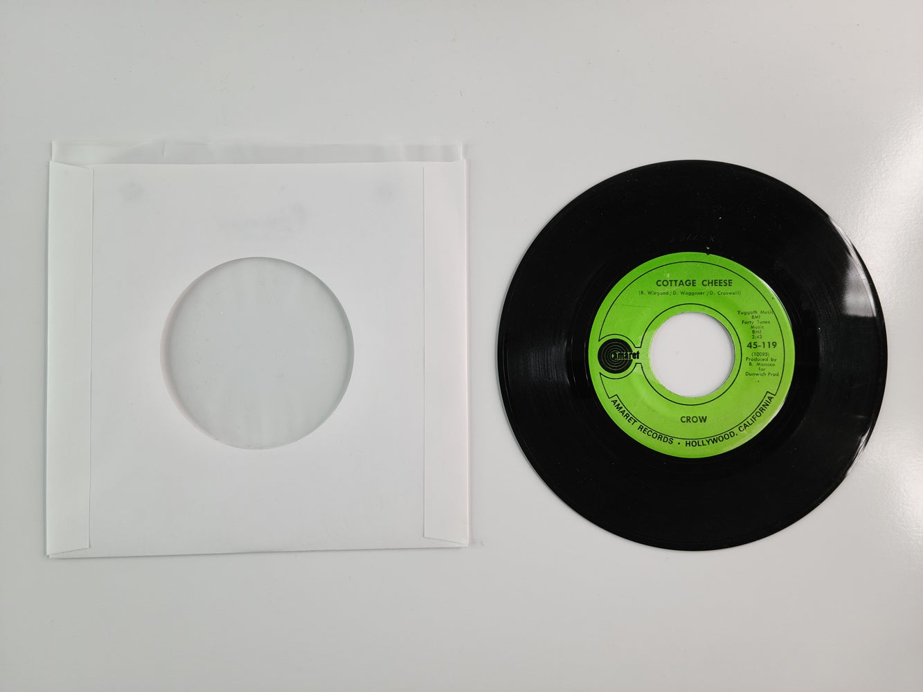 Crow - Slow Down / Cottage Cheese (1970, 7'' Single)