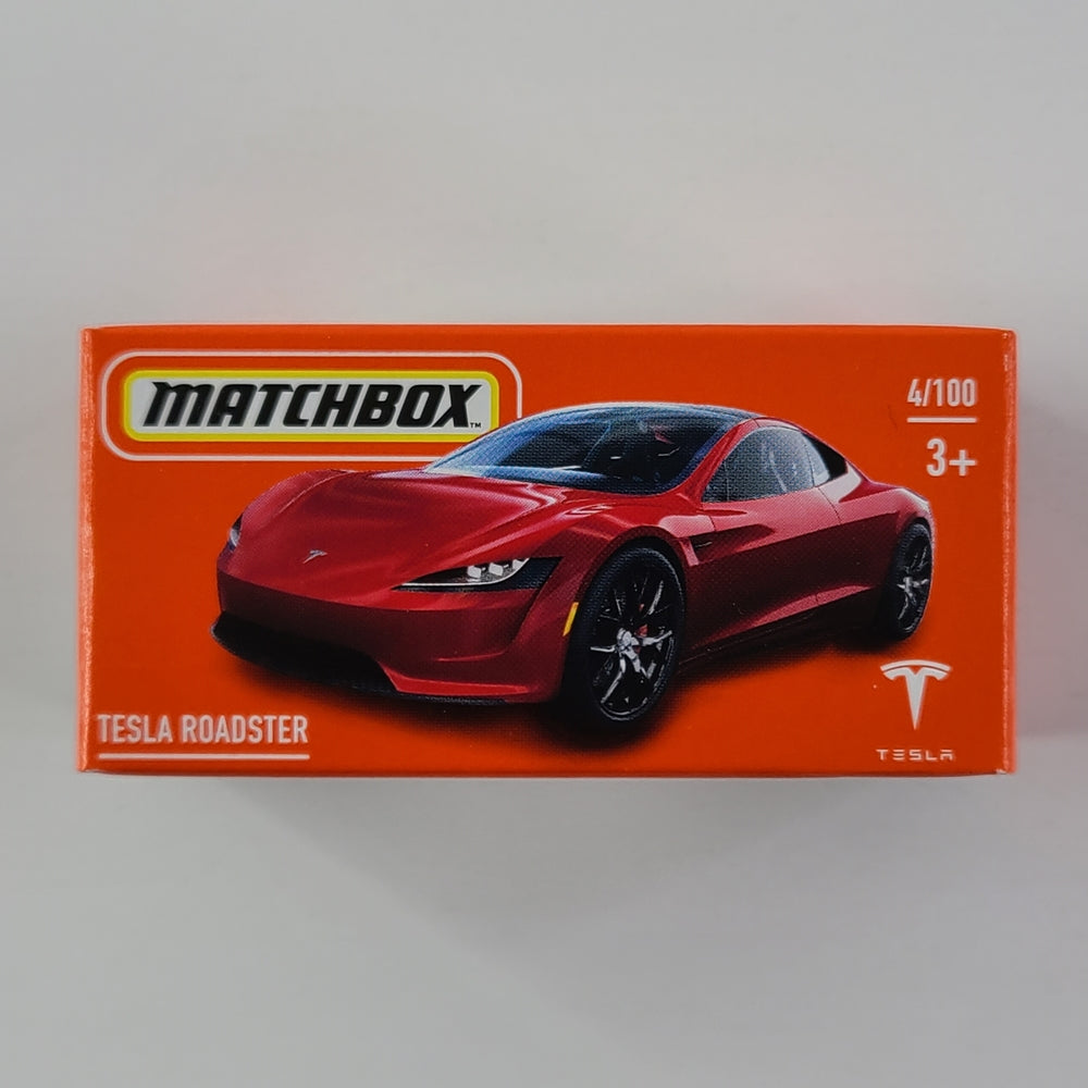 Matchbox - Tesla Roadster (Matte Metalflake Dark Red) [Small Box]