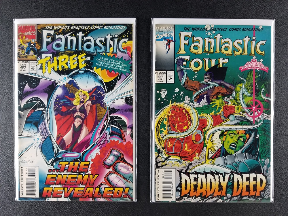 Fantastic Four [1st Series] #384-387 Set (Marvel, 1993)