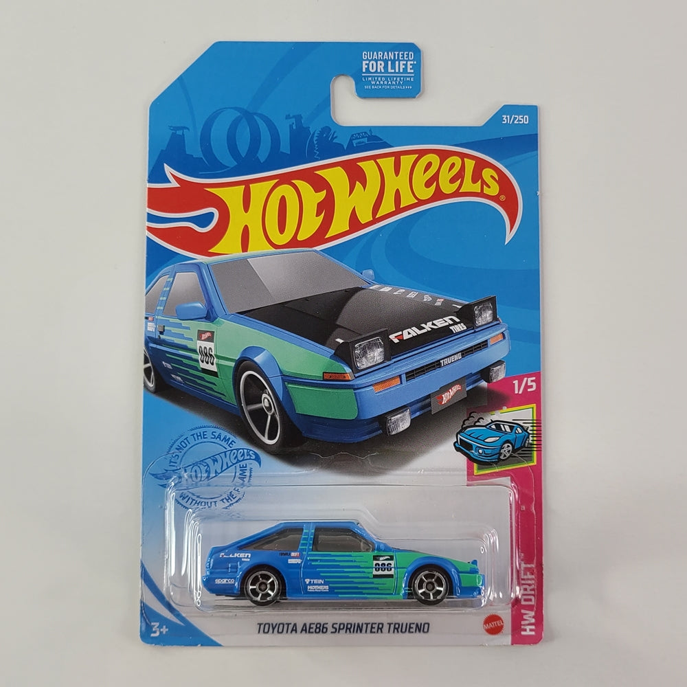 Hot Wheels - Toyota AE86 Sprinter Trueno (Blue)