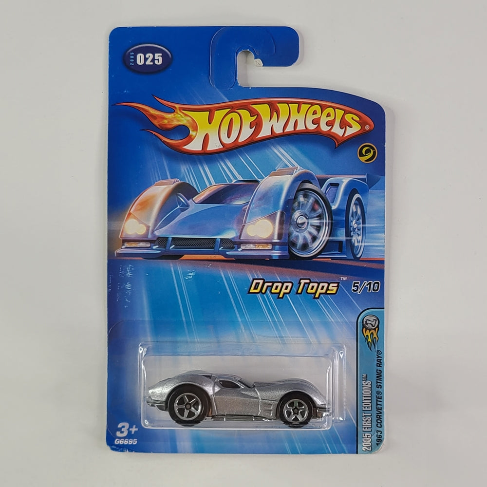 Hot Wheels - 1963 Corvette Sting Ray (Metalflake Silver)