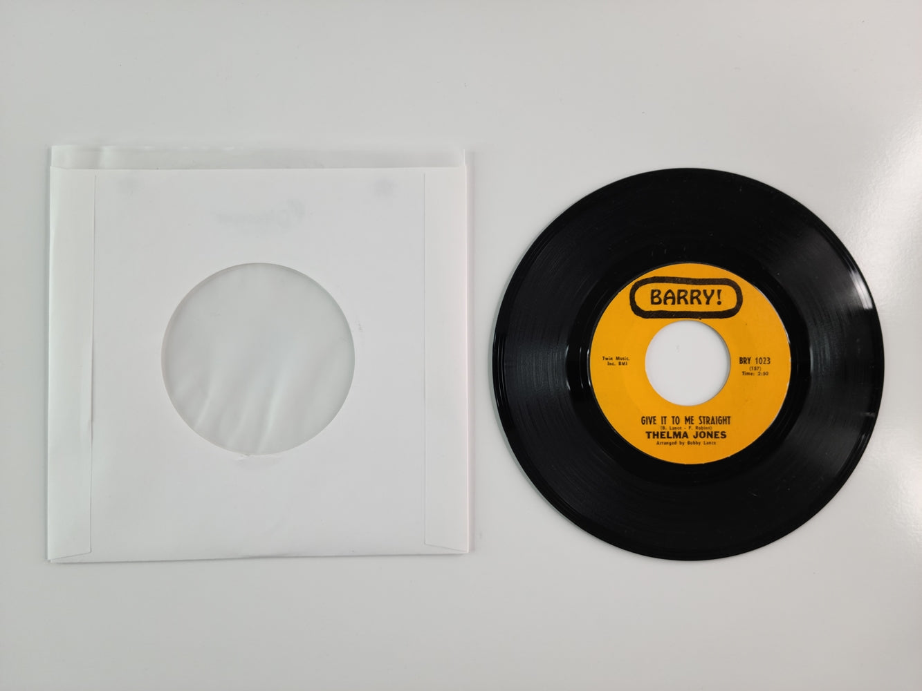 Thelma Jones - The House That Jack Built / Give It To Me Straight (1968, 7'' Single)