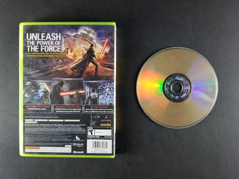 Star Wars: The Force Unleashed (2008, Xbox 360)
