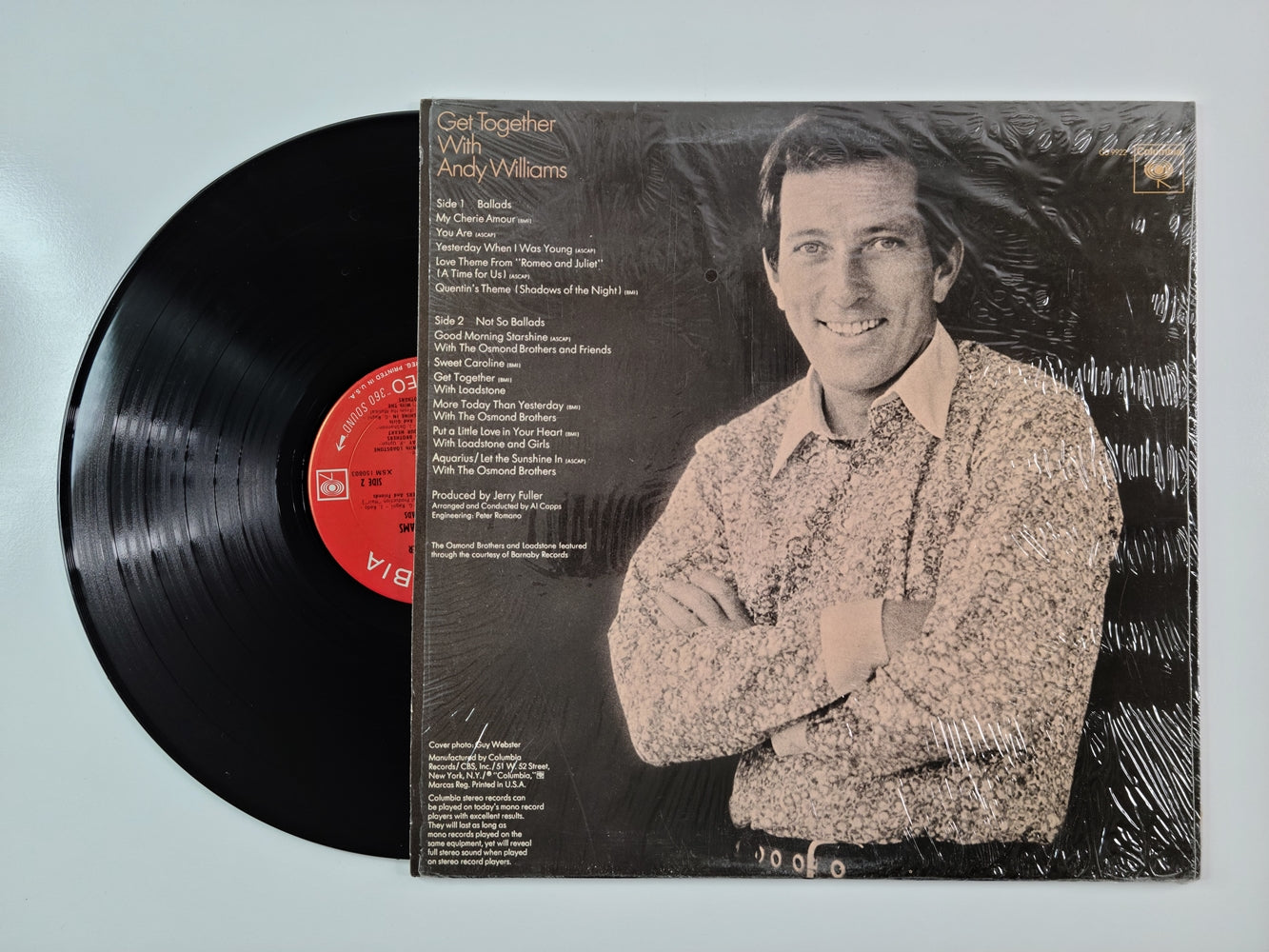 Andy Williams - Get Together with Andy Williams (1969, LP)