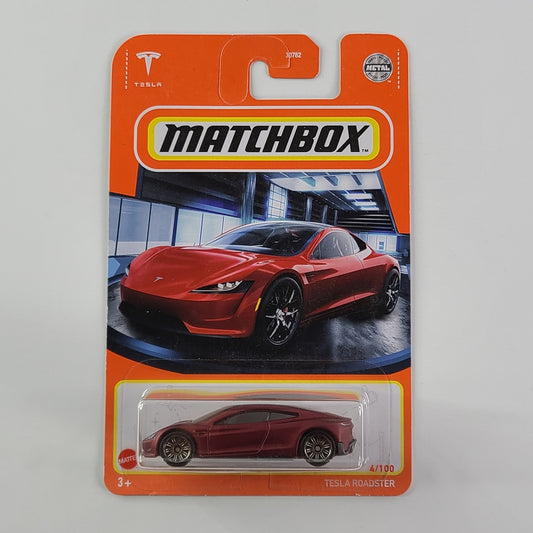 Matchbox - Tesla Roadster (Matte Metalflake Dark Red)