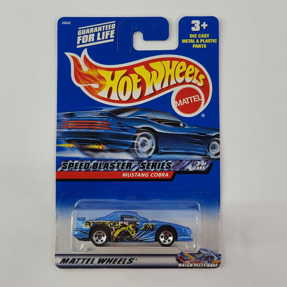 Hot Wheels - Mustang Cobra (Metalflake Blue)