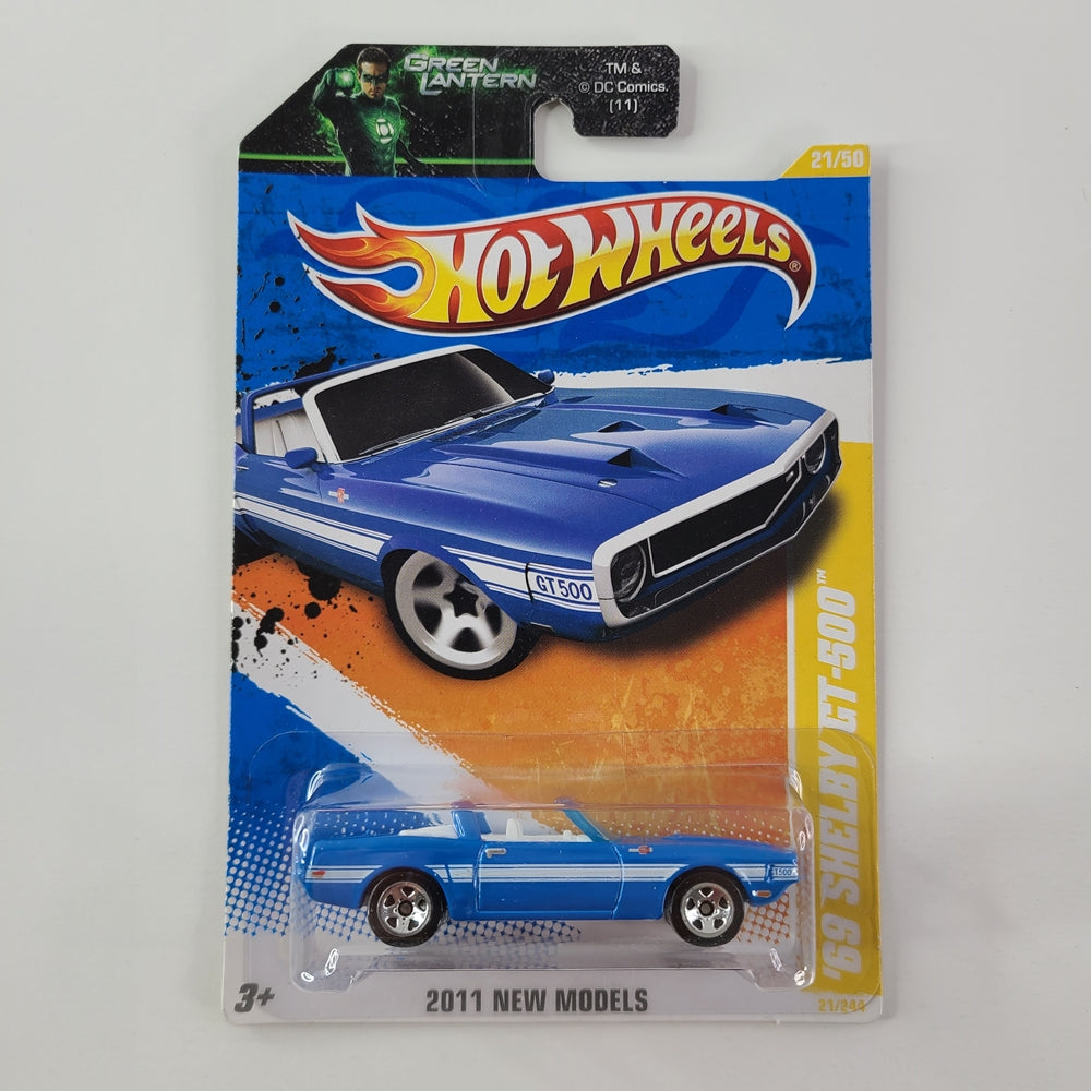 Hot Wheels - '69 Shelby GT-500 (Blue) – Throwback Collectibles