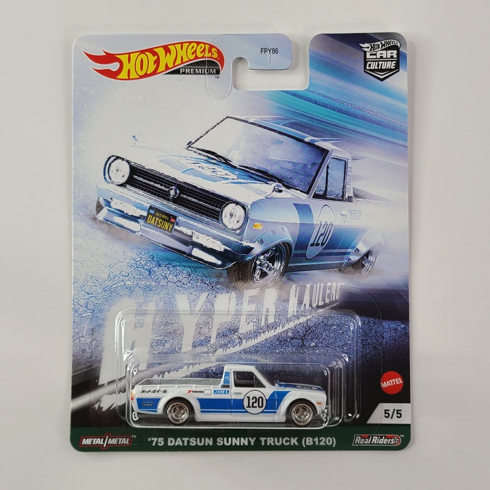 Hot Wheels Premium - '75 Datsun Sunny Truck (B120) (White)