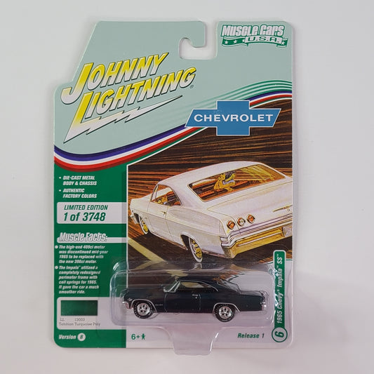 Johnny Lightning - 1965 Chevy Impala SS (Tahitian Turquoise Poly) [Limited Edition 1 of 3748]