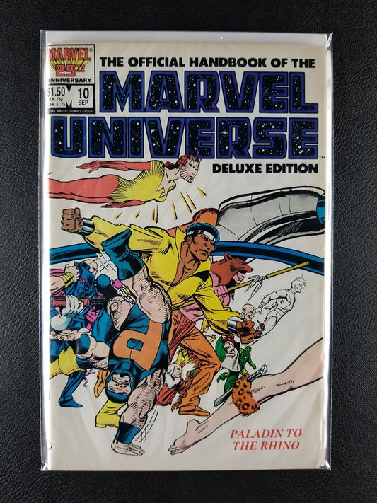 Official Handbook of the Marvel Universe [Deluxe Edition] #10 (Marvel, September 1986)