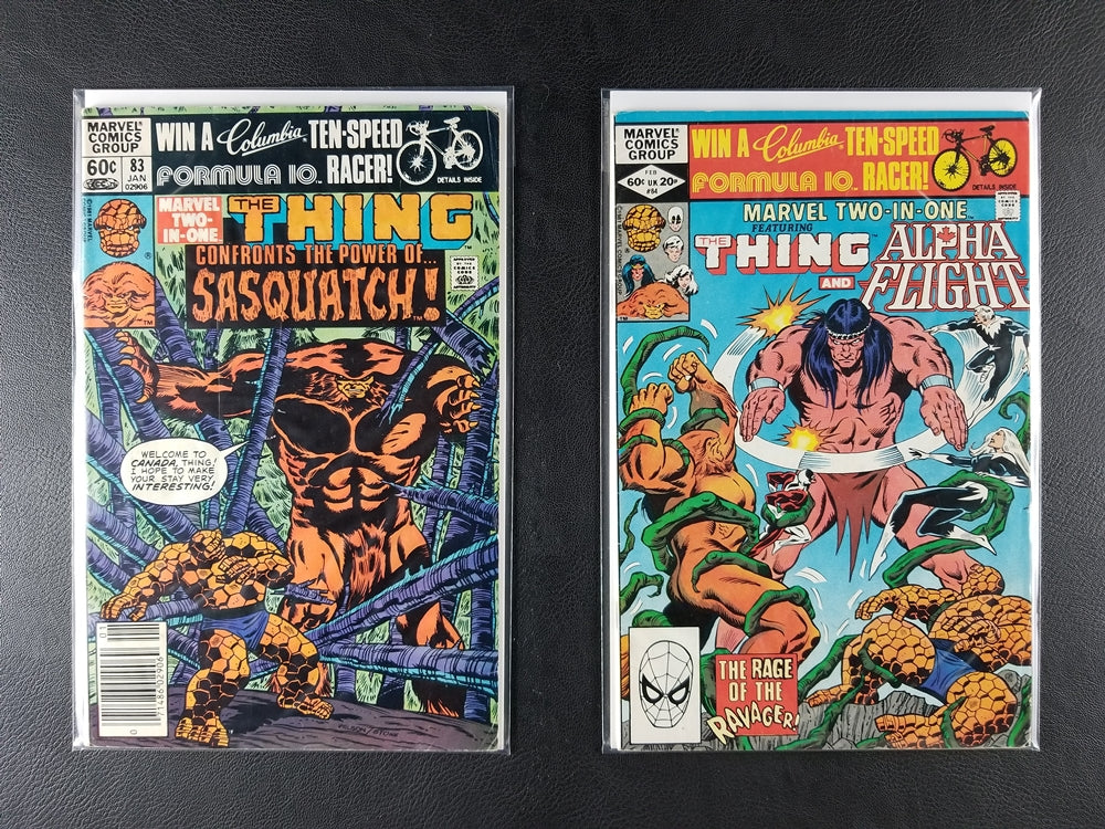 Marvel Two-in-One [1st Series] [The Thing] #81-86 Set (Marvel, 1981-82)