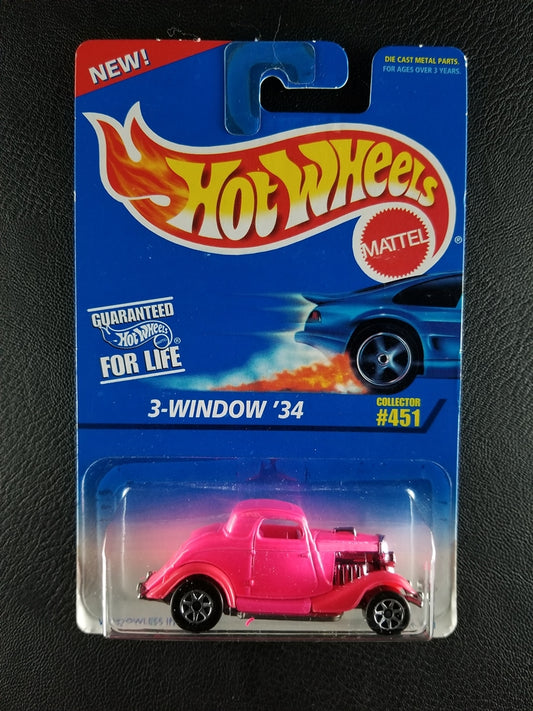 Hot Wheels - 3-Window '34 (Pink)